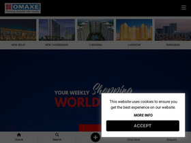 'omaxe.com' screenshot