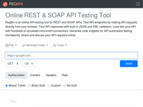 'reqbin.com' screenshot