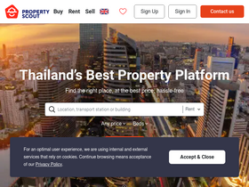 'propertyscout.co.th' screenshot