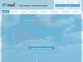 'mail.ch' screenshot
