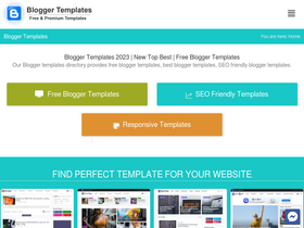 'bloggertemplate.org' screenshot