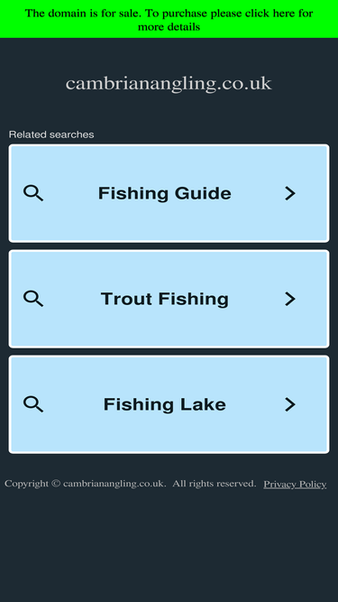 cambrianangling.co.uk