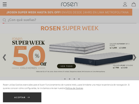 'rosen.com.pe' screenshot