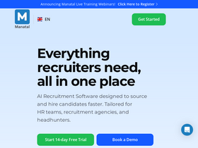 'manatal.com' screenshot