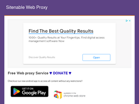 'sitenable.org' screenshot