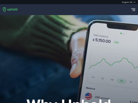 'uphold.com' screenshot