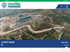 'powergrid.in' screenshot