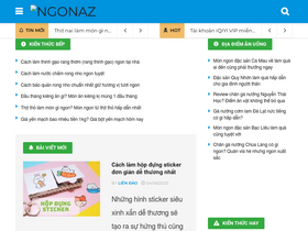'ngonaz.com' screenshot