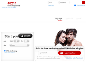 'ukrainianhearts.com' screenshot