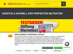 'mfo-matratzen.de' screenshot