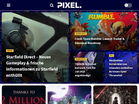 'pixel-magazin.de' screenshot