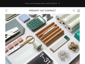 'presentandcorrect.com' screenshot