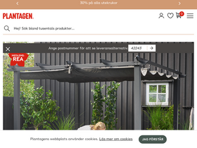 'plantagen.se' screenshot