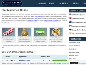 'slotmachinesonline.co' screenshot