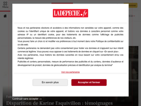'ladepeche.fr' screenshot