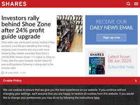 'sharesmagazine.co.uk' screenshot