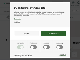 'lampemesteren.dk' screenshot