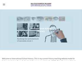 'internationalschoolhistory.com' screenshot