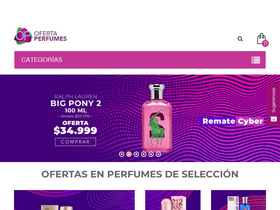 'ofertaperfumes.cl' screenshot