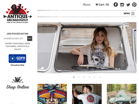 'antiquearchaeology.com' screenshot