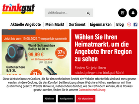 'trinkgut.de' screenshot