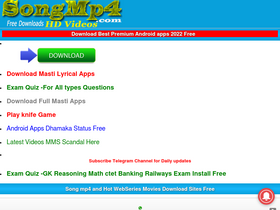 'songmp4.com' screenshot