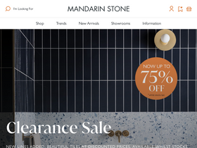 'mandarinstone.com' screenshot