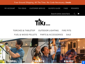 'tikibrand.com' screenshot
