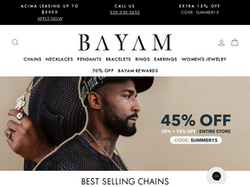 'bayamjewelry.com' screenshot