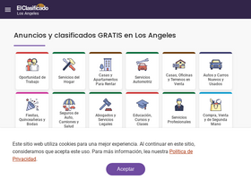 'elclasificado.com' screenshot