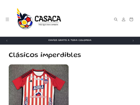 casaca.co homepage screenshot
