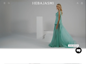 hebajasmi.com homepage screenshot