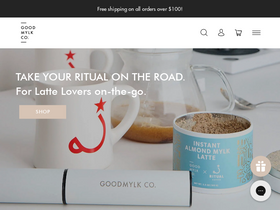 Goodmylk website screenshot