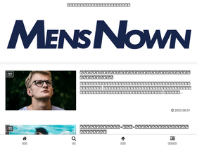 'mensnown.online' screenshot