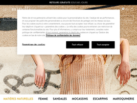 'minelli.fr' screenshot