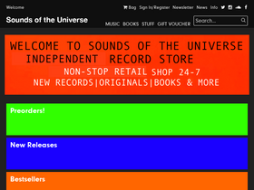 'soundsoftheuniverse.com' screenshot