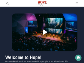 'hopesingapore.org.sg' screenshot