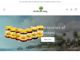 arvindbaug.in homepage screenshot
