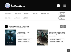'1stkissnovel.love' screenshot