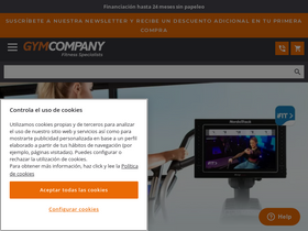 'gymcompany.es' screenshot