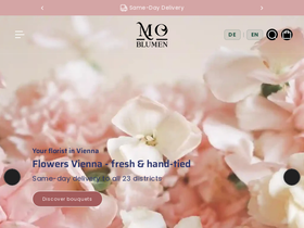 MO BLUMEN homepage screenshot