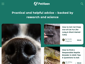 'petkeen.com' screenshot