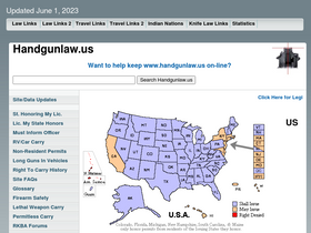 'handgunlaw.us' screenshot