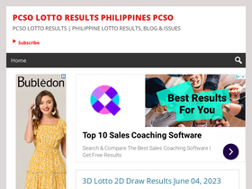 Pwedeh pcso shop lotto result