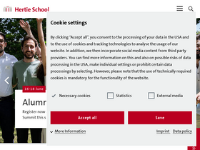 'hertie-school.org' screenshot