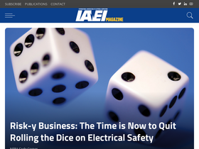 'iaeimagazine.org' screenshot