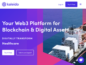 'kaleido.io' screenshot