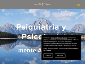'menteamente.com' screenshot
