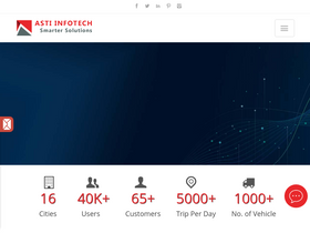 'astiinfotech.com' screenshot