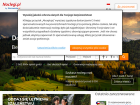 'noclegi.pl' screenshot